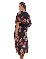 Kimono multifuncional estampado con correa ajustable